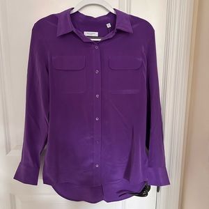 NEW WITH TAGS EQUIPMENT silk blouse!